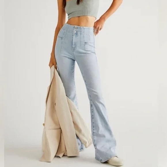 We the Free Jayde Flare Jeans - Picture 1 of 7